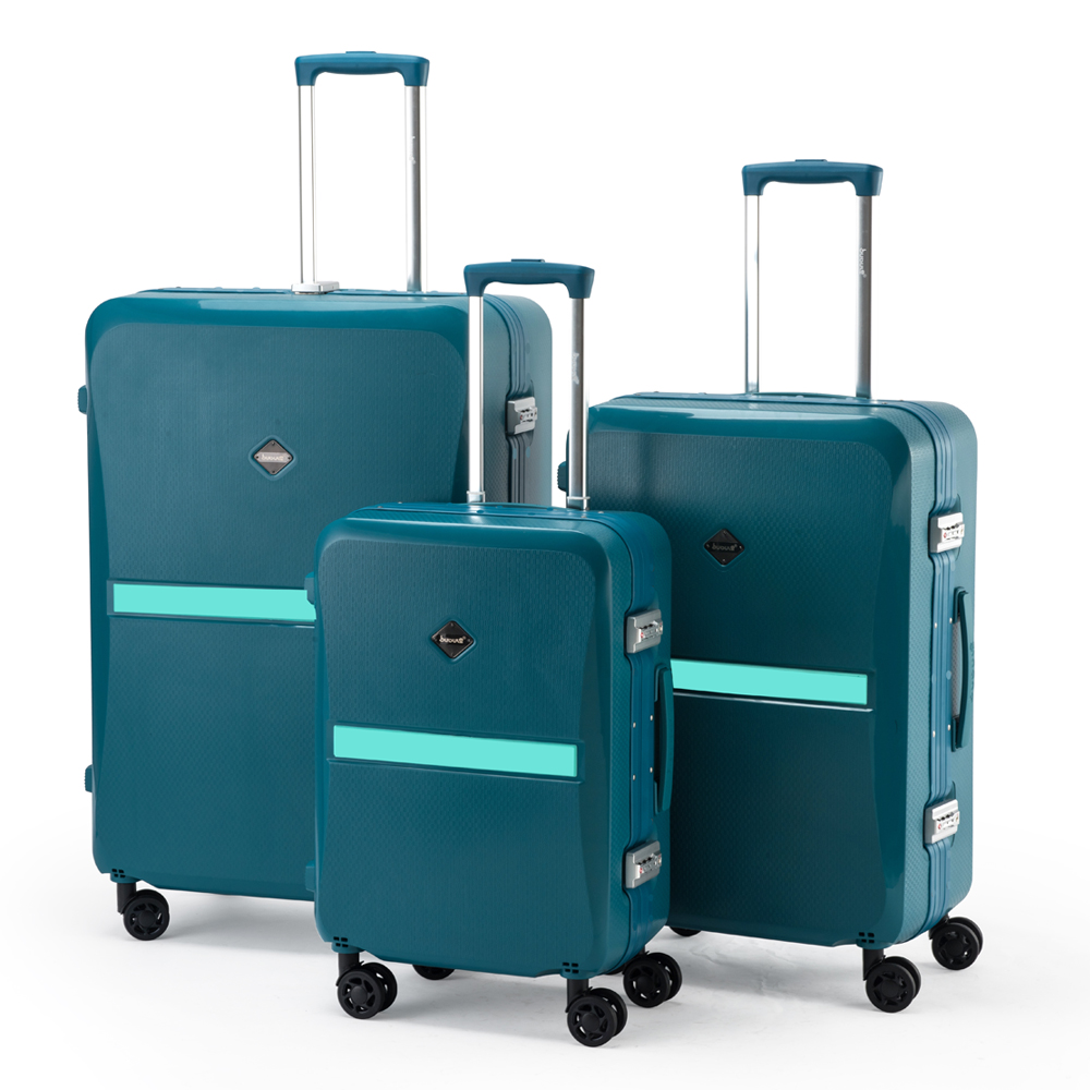 BUBULE APL01 PP Fashion Hard Case Wheel Bag Spinner Box Trolley Luggage Waterproof Rolling Luggage Travel Suitcase