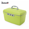 BUBULE 12" 14'' Mirrored PP Cosmetic Box Bags 2pcs Women Makeup Case Set