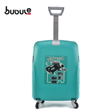 BUBULE 21'' Large Trolley Luggage Bag Aluminum Trolley Suitcase Trolley Suitcase with Universal 
