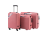 BUBULE 3pcs Wheeled Trolley Luggage Bag Sets Classic Style Travel Suitcases