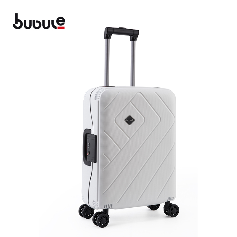 BUBULE 20'' PP Wheeled Trolley Bags Set Customized Suitcase Luggage forTravel